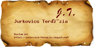 Jurkovics Terézia névjegykártya